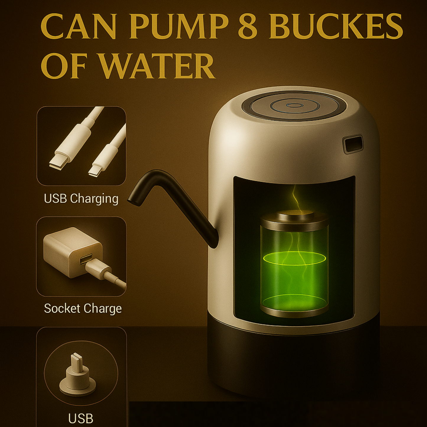 Smart Water Pump – Just Tap & Pour
