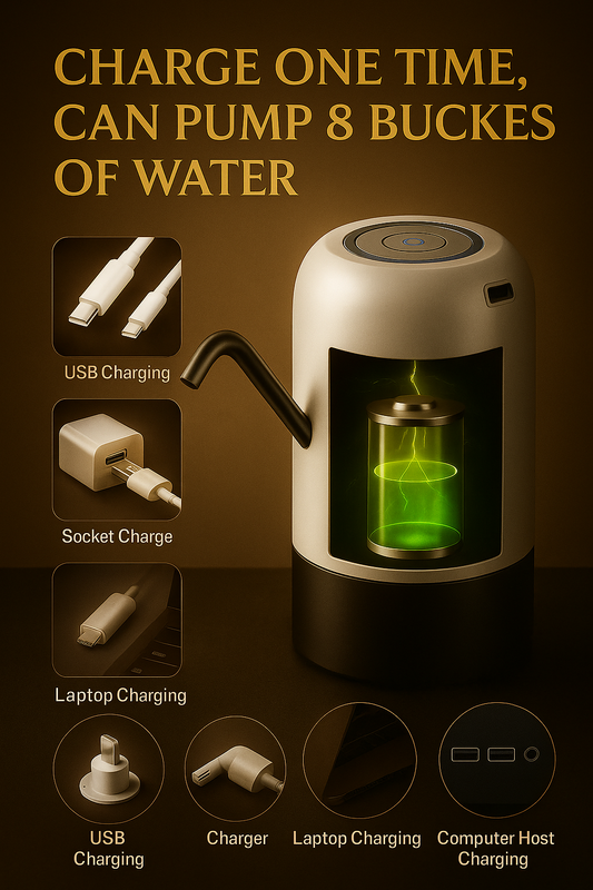 “Smart Water Pump – Just Tap & Pour | ₹50 OFF Today!”