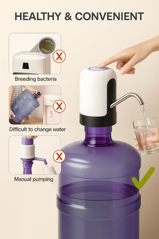 “Smart Water Pump – Just Tap & Pour | ₹50 OFF Today!”